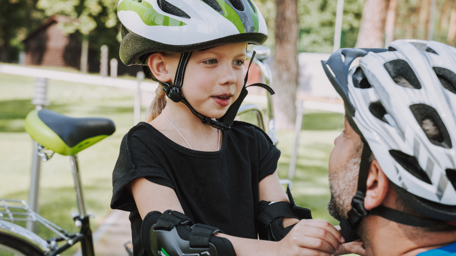 Protège roue de vélo avant pour les pieds des enfants