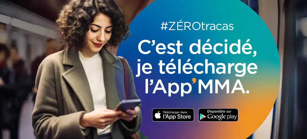 #Zérotracas C'est décidé, je télécharge l'App MMA. Disponible sur l'App Store et Google Play.
